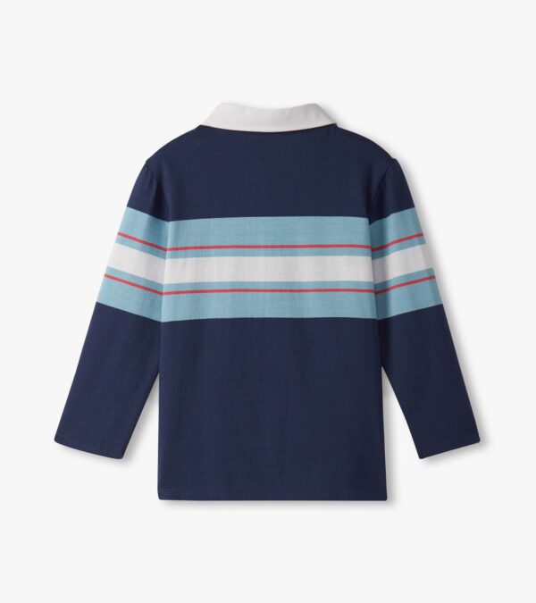 Hatley blue stripes rugby polo - Image 3