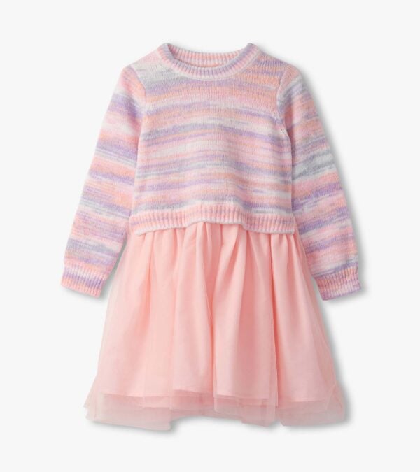 Hatley pastel Rainbow Fuzzy Mixed Dress - Image 5