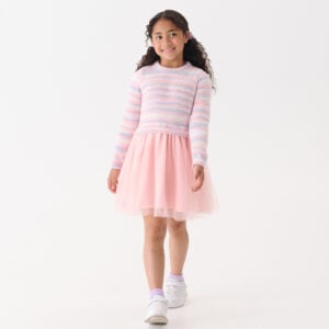 Hatley rainbow fuzzy mixed dress