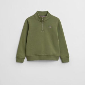 Gant half zip sweater - olive green