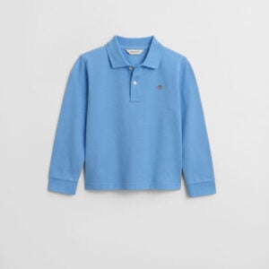 Gant long sleeve polo - dream blue