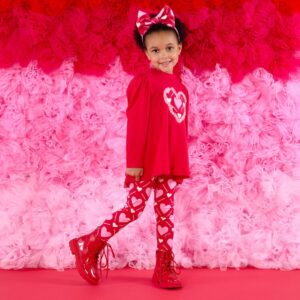 a dee lola heart print legging set