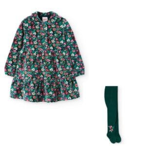 Boboli floral dress and matching tight set