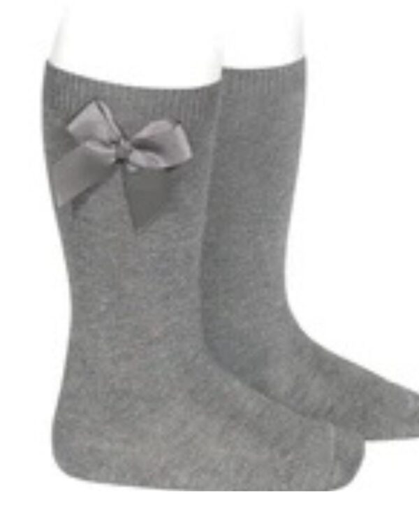 Condor Light Grey Knee High Socks - 221