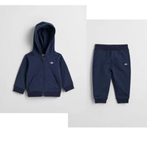 Gant navy zip up hoodie and jogger set