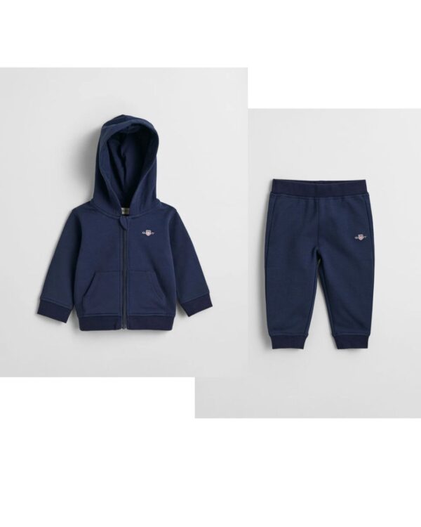 Gant navy zip up hoodie and jogger set