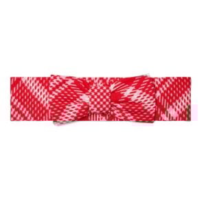 little a KATALINA Check bow headband