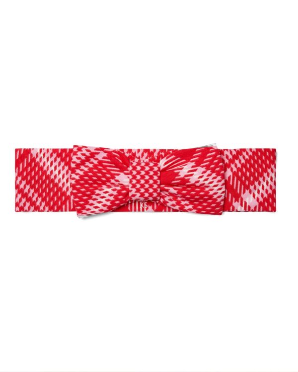 little a KATALINA Check bow headband
