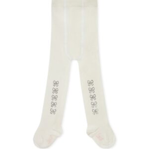 Little A KAMILA Bow diamante tights - Snow White