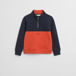 gant colourblock half zip