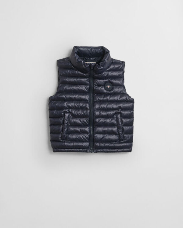 gant navy shiny body vest