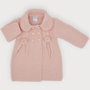 sardon rose pink knitted cardigan