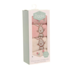 ziggle 4pk Bunnies-Boxed-Socks-Set