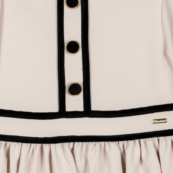 Patachou Ivory Crepe Dress - Image 4