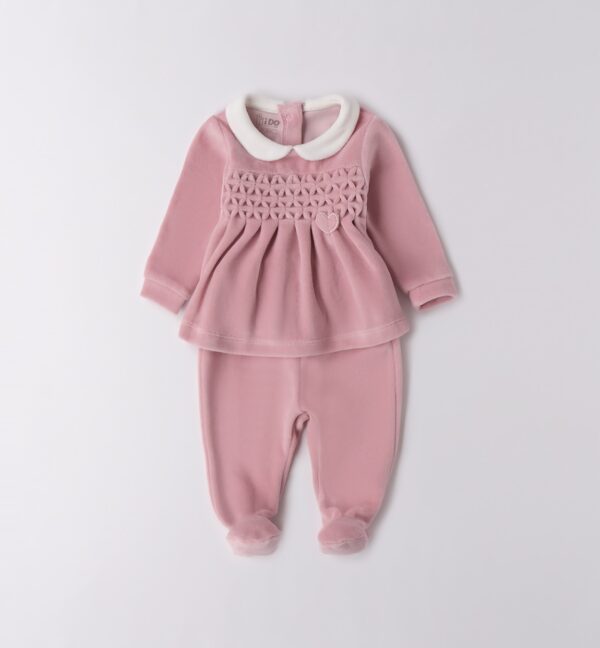 iDo Pink Velvet Two Piece