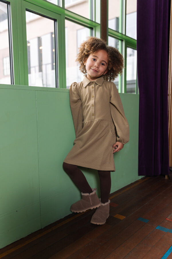 Quapi Long Sleeve Jersey Dress - Image 3