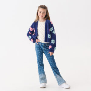 Hatley Girls Hearts Flared Leg Denim