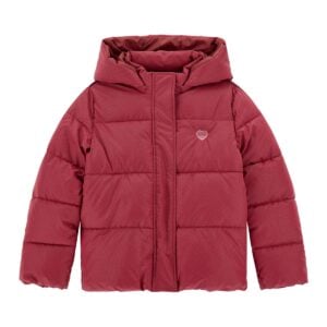 Guess burgundy puffer jacket