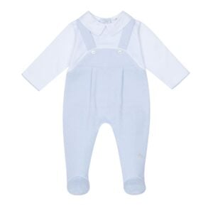 deolinda dungaree style all in one babygrow