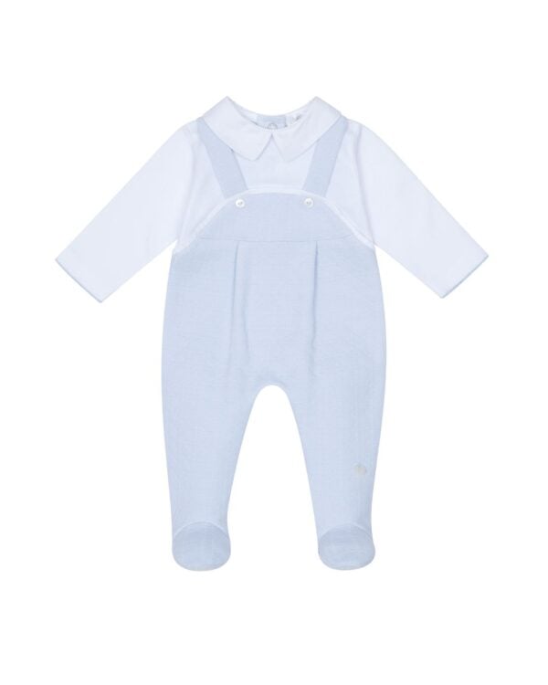 deolinda dungaree style all in one babygrow