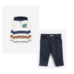 Losan sweater and navy chino set