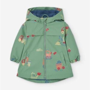 Losan digger fleece lined coat with hood
