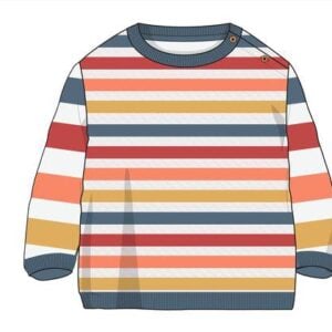 Losan Striped Knit Sweater