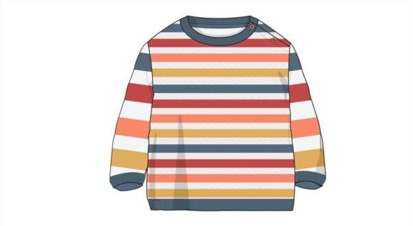 Losan Striped Knit Sweater