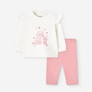 Losan Flower and Bunny Legging Set