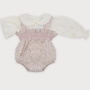 sardon ranita romper and blouse set