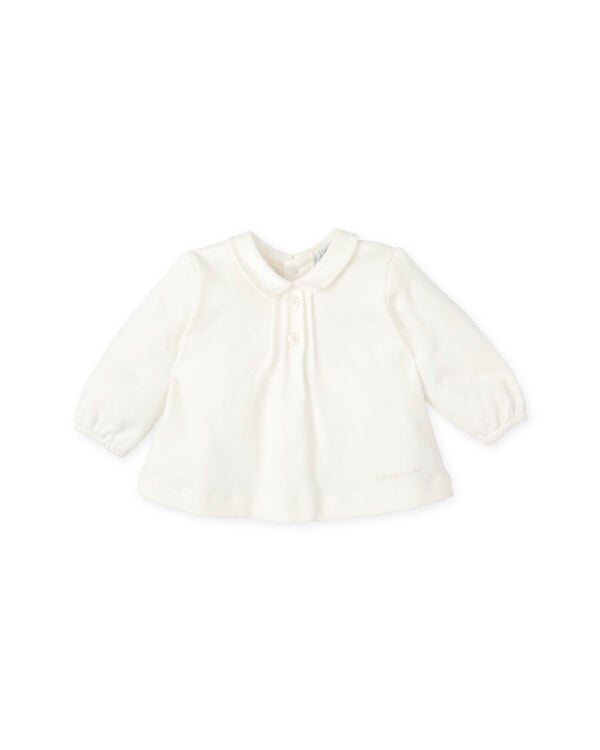 Tutto Piccolo Boys Beige Knitted Dungaree Set - Image 4