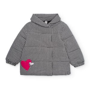 Tuc tuc grey and black vichy coat