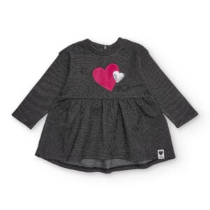 tuc tuc grey and black vichy dress