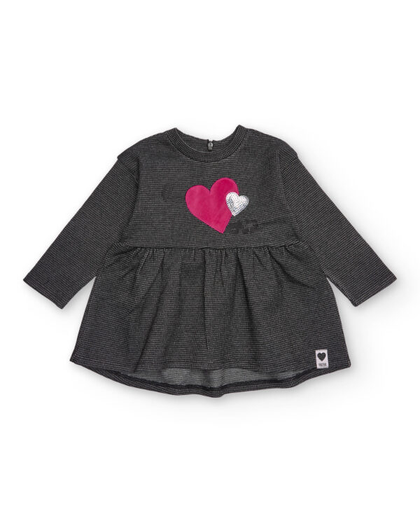 tuc tuc grey and black vichy dress