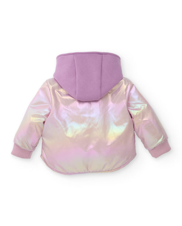 Tuc Tuc Lilac Coat With Hood - Image 2