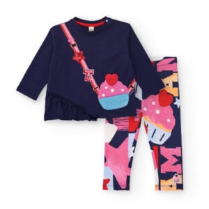 Tuc tuc go team go navy legging set