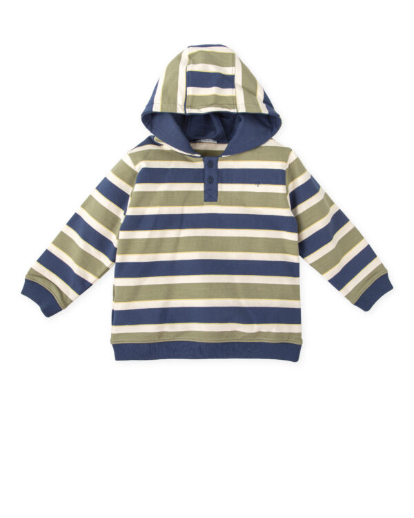 Tutto Piccolo Striped Jogger Set - Image 2