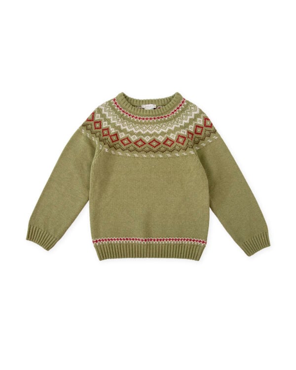 Tutto Piccolo Sweater and Shirt Set - Image 3