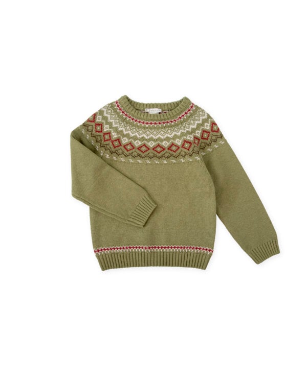Tutto Piccolo Sweater and Shirt Set - Image 4