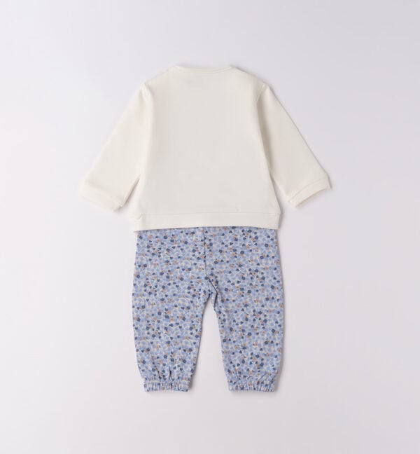I Do Ivory and Blue Legging Set - Image 3