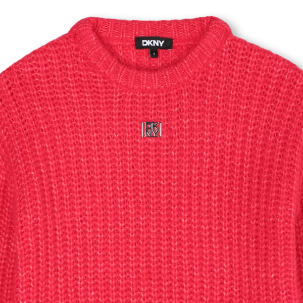 DKNY Pink Pullover Jumper - Image 2