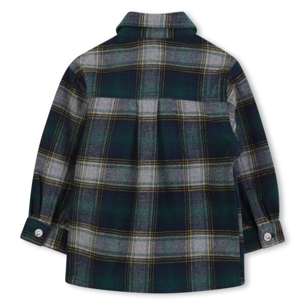 Timberland Green Check Cotton Flannel Shirt - Image 5