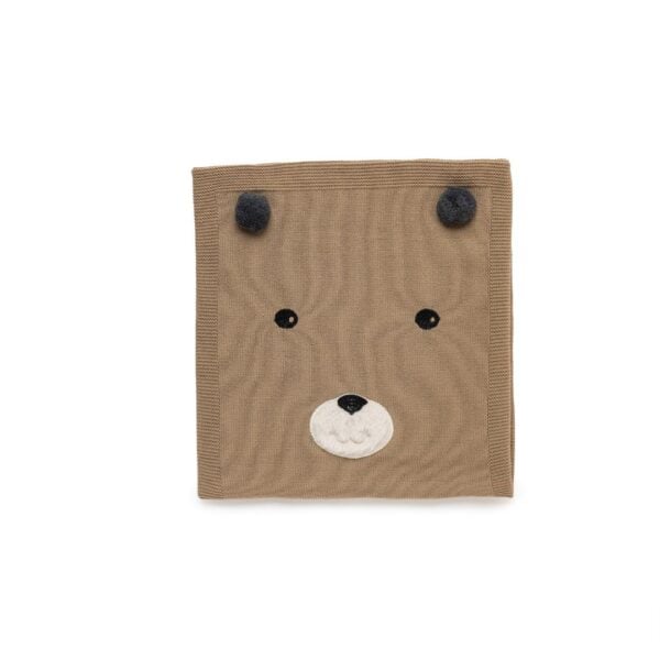 Juliana teddy bear knitted blanket