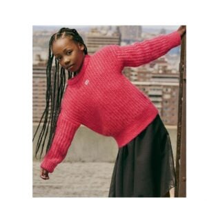 DKNY pink pullover sweater jumper