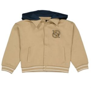 Quapi Sand Bomber Jacket with Hood