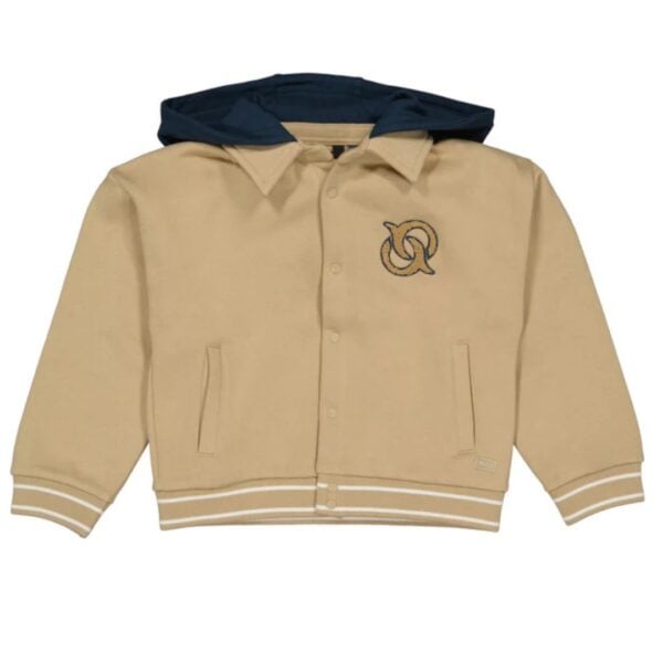 Quapi Sand Bomber Jacket with Hood