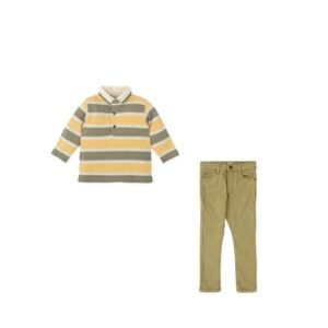 Tutto Piccolo Polo Shirt and Trouser Set
