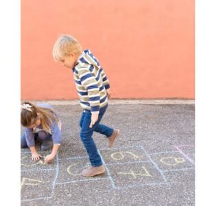 Tutto Piccolo Striped Jogger Set