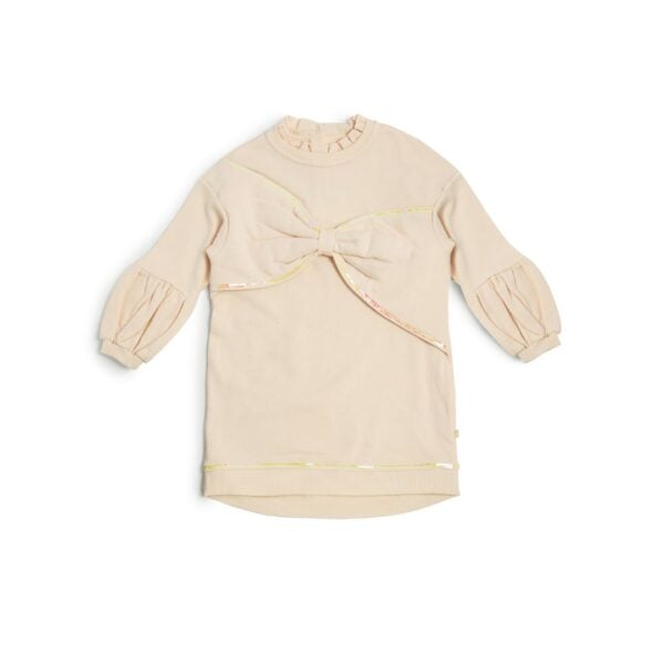 Caramelo Essentials Sweat Dress - Mink - Image 2