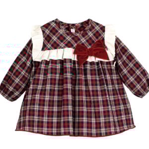 There’s something magical about seeing your little one dressed for Christmas – and this dress from Calamaro is ready to steal the show. Made from feather-light cotton that won’t weigh her down, it’s soft and breathable for hours of festive fun.